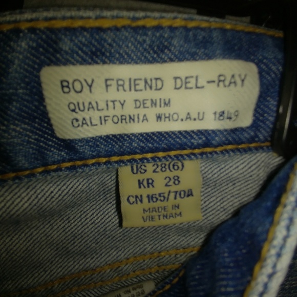 California Dream WhoAU Del Ray bf jeans size 28 - Picture 3 of 7